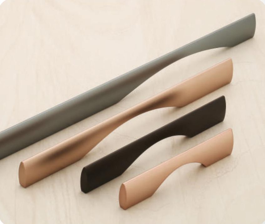 GCF-2021 Cabinet Handle in Black, RG, Grey
