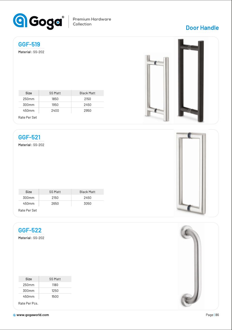 GGF-519 Door Handle in 