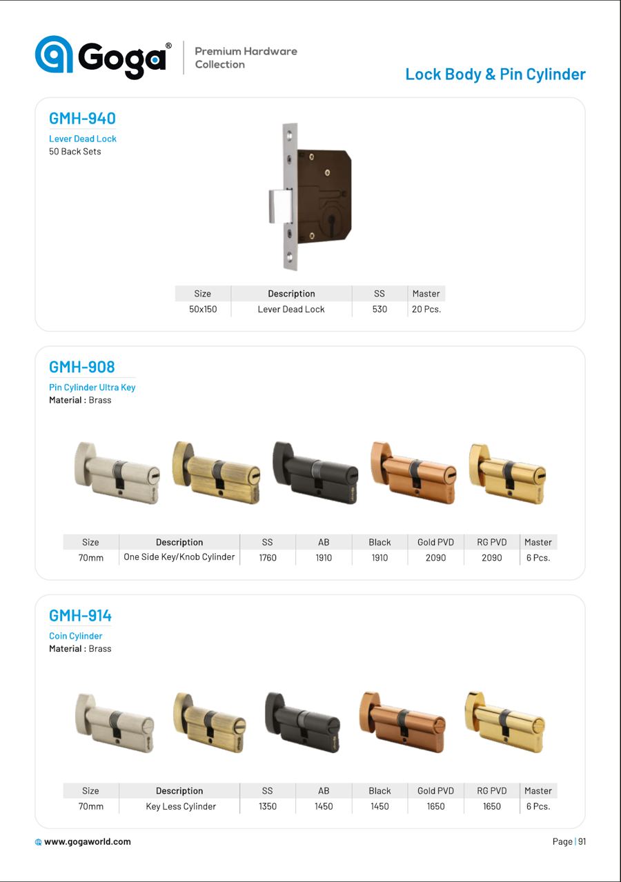 GMH-940 Lock in 
