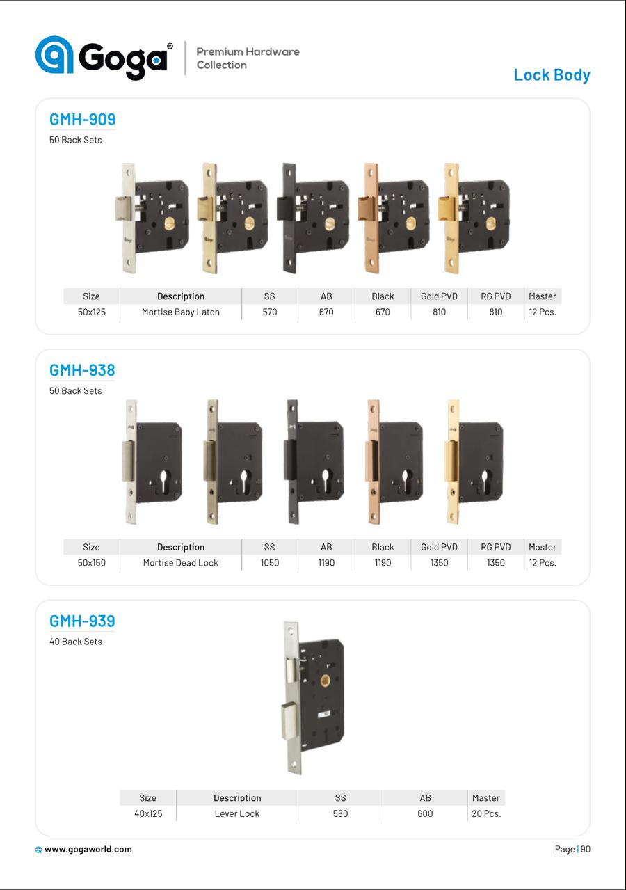 GMH-909 Lock in 