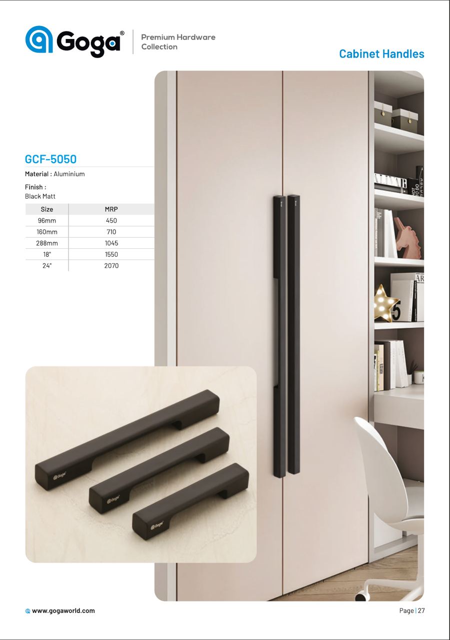 GCF-5050 Cabinet Handle in R