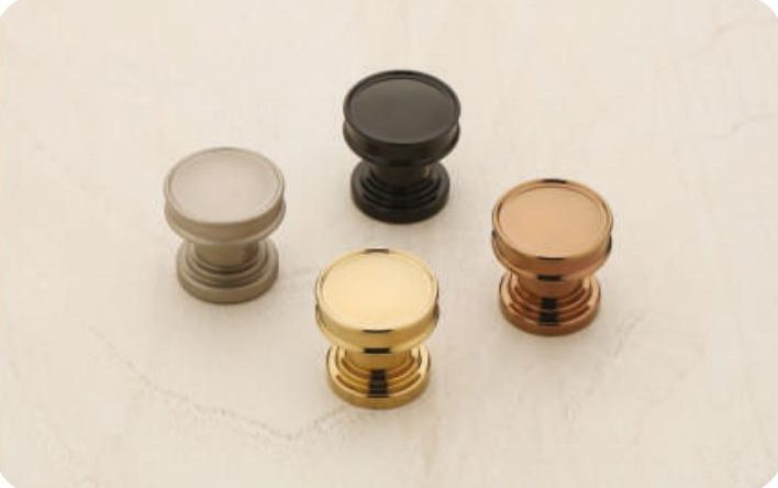 GCF-5113 Drawer Knob in Satin, RG PVD, Gold PVD, Black PVD