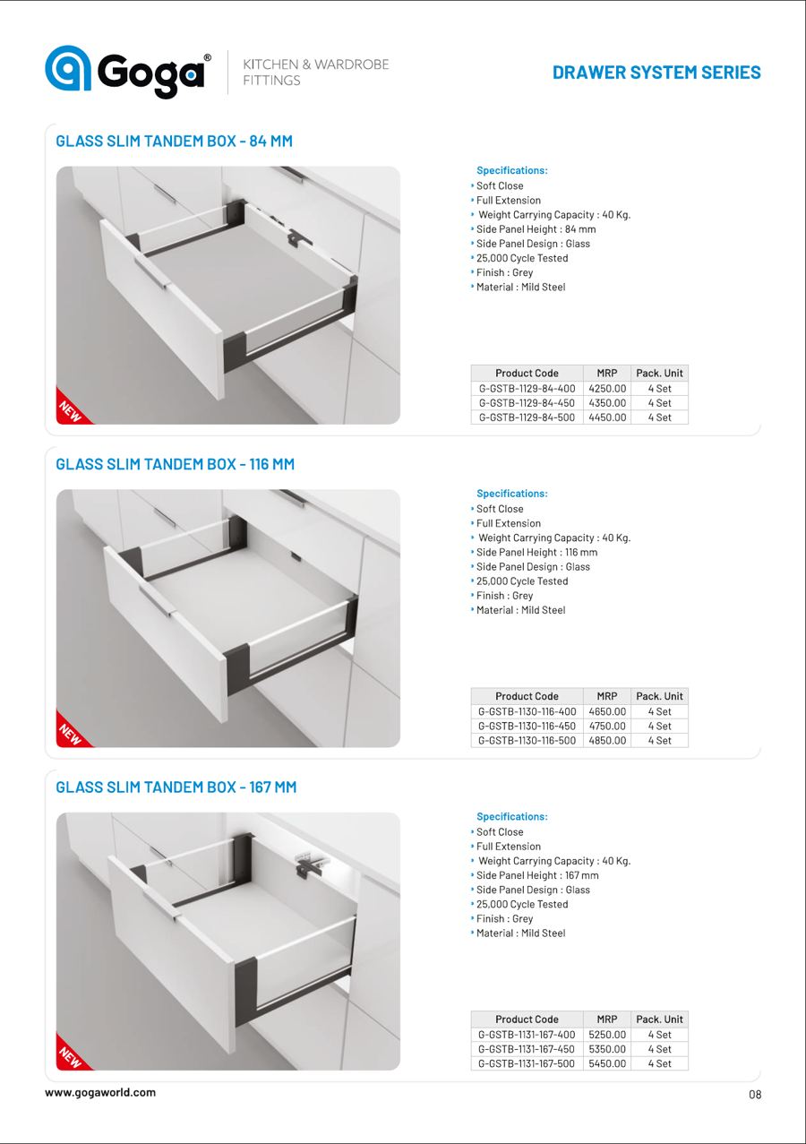 Goga Drawer Systems